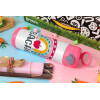 Easter candle, Childrens hot water bottle, stainless steel, with safety straw, PINK (500ml)