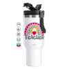 Mega Stainless steel Tumbler with lid, double wall 1,2L