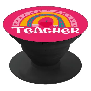 Rainbow teacher, Phone Holders Stand  Μαύρο Βάση Στήριξης Κινητού στο Χέρι