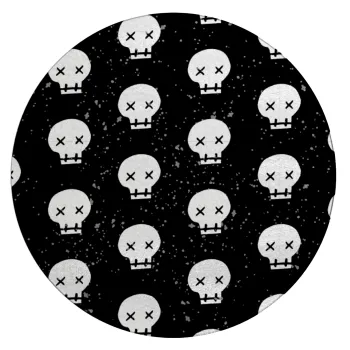 Σκελετοί b/w, Επιφάνεια κοπής γυάλινη στρογγυλή (30cm)