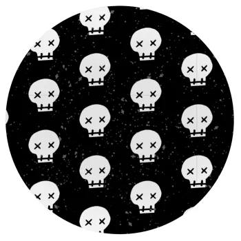 Σκελετοί b/w, Mousepad Στρογγυλό 20cm