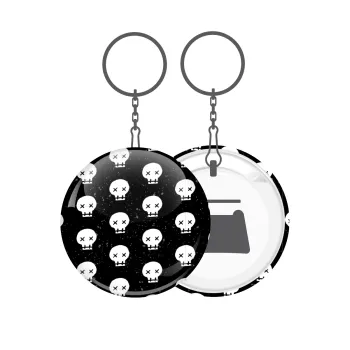 Σκελετοί b/w, Μπρελόκ μεταλλικό 5cm με ανοιχτήρι