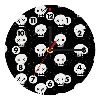 Σκελετοί b/w, Ρολόι τοίχου ξύλινο (20cm)