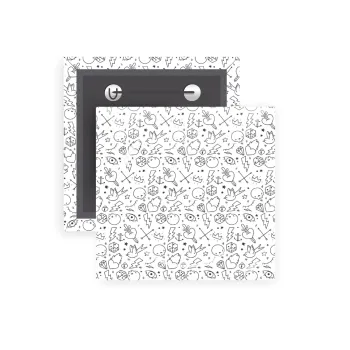 Σκελετοί lines, Κονκάρδα παραμάνα τετράγωνη 5x5cm