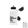 Most expensive day ever, Metal water bottle, White, aluminum 500ml