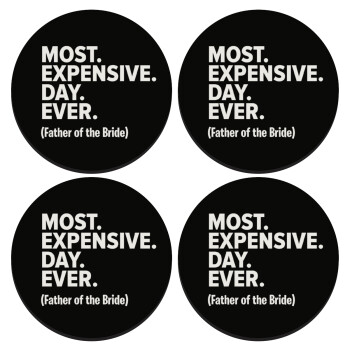 Most expensive day ever, ΣΕΤ 4 Σουβέρ ξύλινα στρογγυλά (9cm)