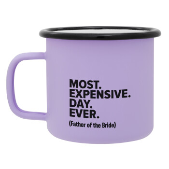 Most expensive day ever, Κούπα Μεταλλική εμαγιέ ΜΑΤ Light Pastel Purple 360ml