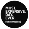 Most expensive day ever, Mousepad Στρογγυλό 20cm