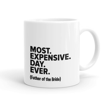 Most expensive day ever, Ceramic coffee mug, 330ml (1pcs)