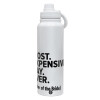 1L Stainless Steel Thermal Bottle with Phone Holder & Double Wall Insulation