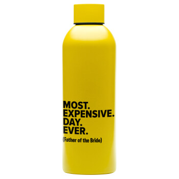 Most expensive day ever, Μεταλλικό παγούρι νερού, 304 Stainless Steel 800ml