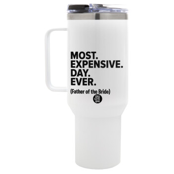 Most expensive day ever, Mega Tumbler με καπάκι, διπλού τοιχώματος (θερμό) 1,2L