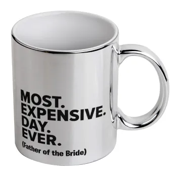 Most expensive day ever, Κούπα κεραμική, ασημένια καθρέπτης, 330ml