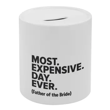 Most expensive day ever, Κουμπαράς πορσελάνης με τάπα