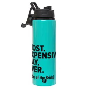 Most expensive day ever, Μεταλλικό παγούρι νερού με καπάκι ασφαλείας, αλουμινίου 850ml