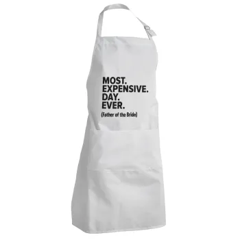 Most expensive day ever, Ποδιά Σεφ Ολόσωμη Ενήλικων (με ρυθμιστικά και 2 τσέπες)