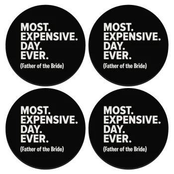 Most expensive day ever, ΣΕΤ 4 Σουβέρ ξύλινα στρογγυλά (9cm)