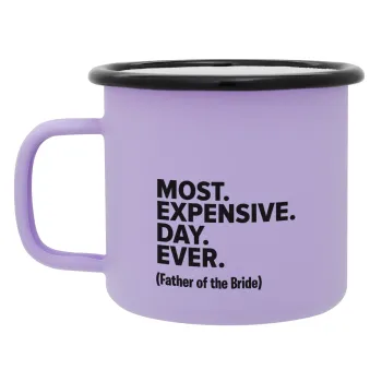 Most expensive day ever, Κούπα Μεταλλική εμαγιέ ΜΑΤ Light Pastel Purple 360ml