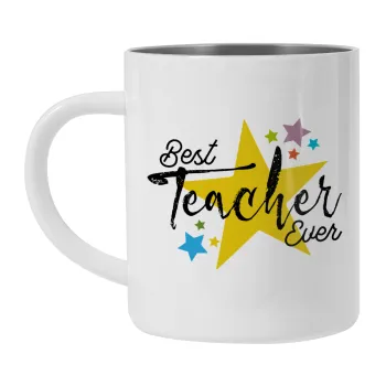 Teacher super star!!!, Mug Stainless steel double wall 300ml
