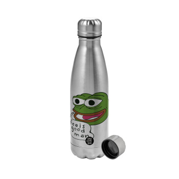 Pepe the frog, Μεταλλικό παγούρι νερού, ανοξείδωτο ατσάλι, 750ml