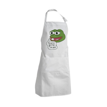 Pepe the frog, Adult Chef Apron (with sliders and 2 pockets)