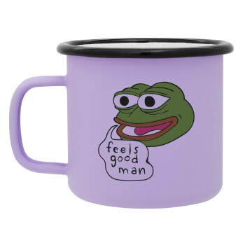 Pepe the frog, Κούπα Μεταλλική εμαγιέ ΜΑΤ Light Pastel Purple 360ml