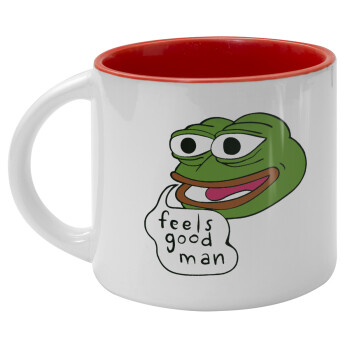 Pepe the frog, Κούπα κεραμική 400ml Λευκή/Κόκκινη