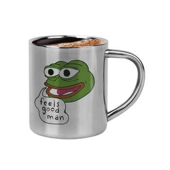 Pepe the frog, Κουπάκι μεταλλικό διπλού τοιχώματος για espresso (220ml)