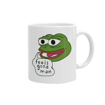Pepe the frog, Ceramic coffee mug, 330ml (1pcs)