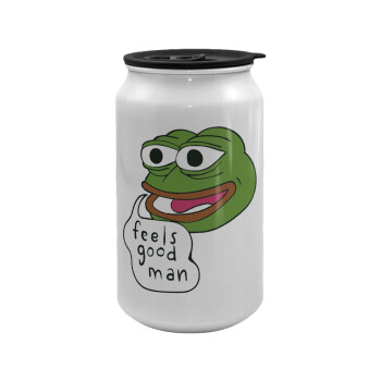 Pepe the frog, Κούπα ταξιδιού μεταλλική με καπάκι (tin-can) 500ml
