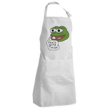 Pepe the frog, Adult Chef Apron (with sliders and 2 pockets)