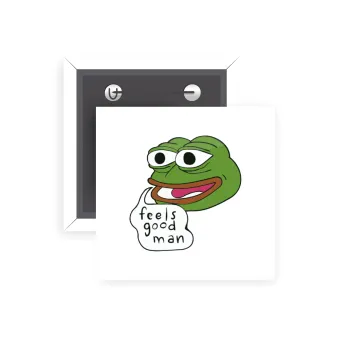 Pepe the frog, Κονκάρδα παραμάνα τετράγωνη 5x5cm