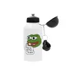Metal water bottle, White, aluminum 500ml