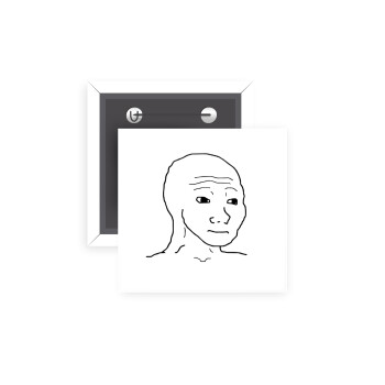 Feel guy, Κονκάρδα παραμάνα τετράγωνη 5x5cm