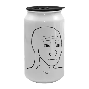 Feel guy, Κούπα ταξιδιού μεταλλική με καπάκι (tin-can) 500ml