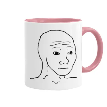 Feel guy, Κούπα χρωματιστή ροζ, κεραμική, 330ml