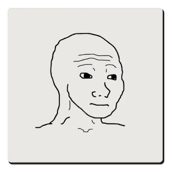 Feel guy, Τετράγωνο μαγνητάκι ξύλινο 6x6cm