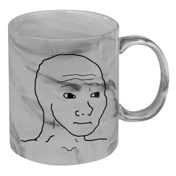 Feel guy, Mug ceramic marble style, 330ml