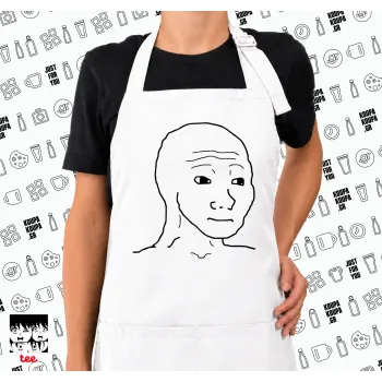 Feel guy, Ποδιά μακριά Σεφ ολόσωμη με τσέπες white (ΕΝΗΛΙΚΩΝ)