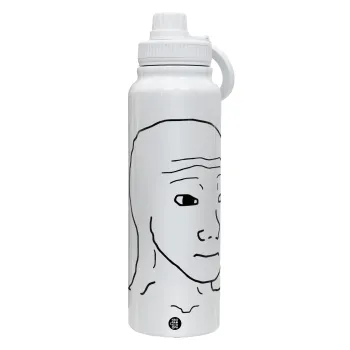 Feel guy, Θερμός 1L Ανοξείδωτο με Βάση Κινητού & Διπλά Τοιχώματα