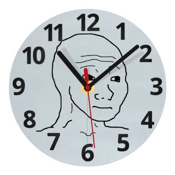 Feel guy, Ρολόι τοίχου γυάλινο (20cm)