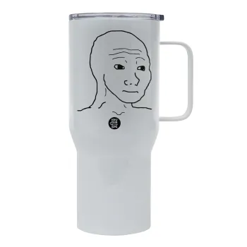 Feel guy, Tumbler με καπάκι, διπλού τοιχώματος (θερμό) 750L
