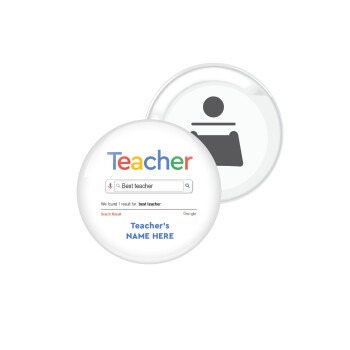 Searching for Best Teacher..., Μαγνητάκι και ανοιχτήρι μπύρας στρογγυλό διάστασης 5,9cm