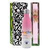 Easter Set, Metallic pink/white (Stainless steel) thermos, double-walled, 500ml & aromatic flat Easter candle (30cm) (PINK)