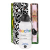 Easter Set, metallic aluminum bottle (500ml) & aromatic flat Easter candle (30cm) (PINK)