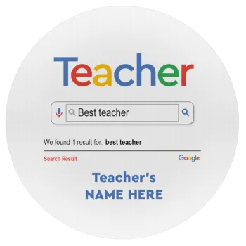 Searching for Best Teacher..., Mousepad Round 20cm