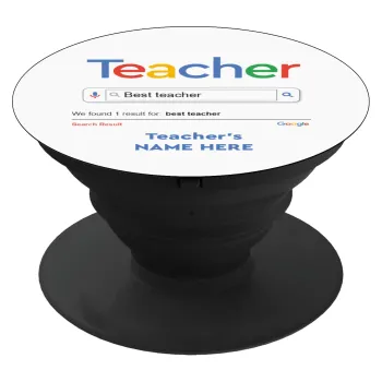 Searching for Best Teacher..., Phone Holders Stand  Black Hand-held Mobile Phone Holder