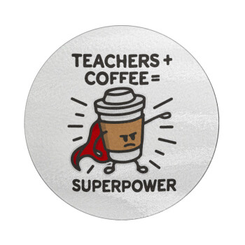 Teacher Coffee Super Power, Επιφάνεια κοπής γυάλινη στρογγυλή (30cm)