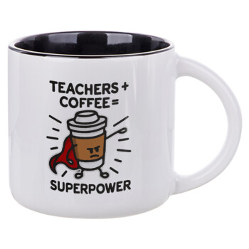 Teacher Coffee Super Power, Κούπα κεραμική 400ml