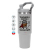 GREY color, 890ml (30oz) stainless Steel Tumbler with Handle
